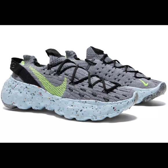 Nike Space Hippie 04 CD3476-001 Grey Volt Unisex - Picture 1 of 9